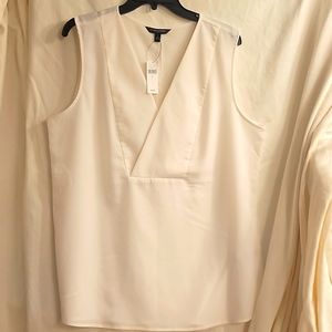 NWT! Cream Banana Republic top